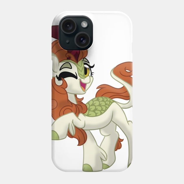 Winky Autumn Blaze Phone Case by Jenneigh