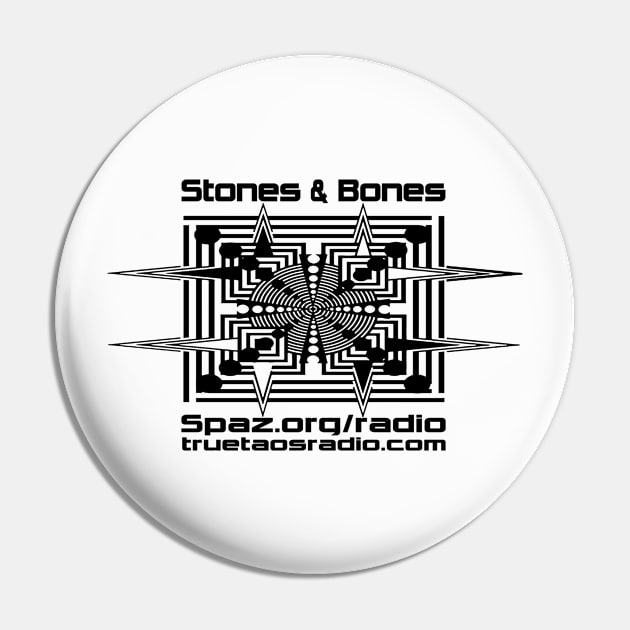 Stones&Bones BLACK (Design by Kin) Pin by AlexArgotanonymous