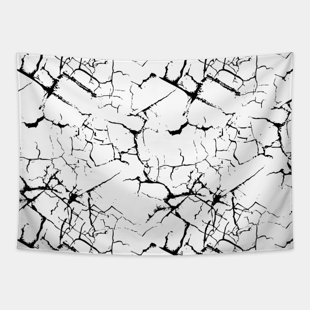 Cracked Texture Tapestry by ilhnklv