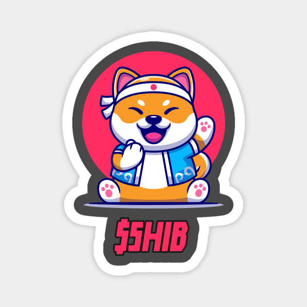 Shiba Inu - $SHIB Fans - Crypto Magnet by info@dopositive.co.uk