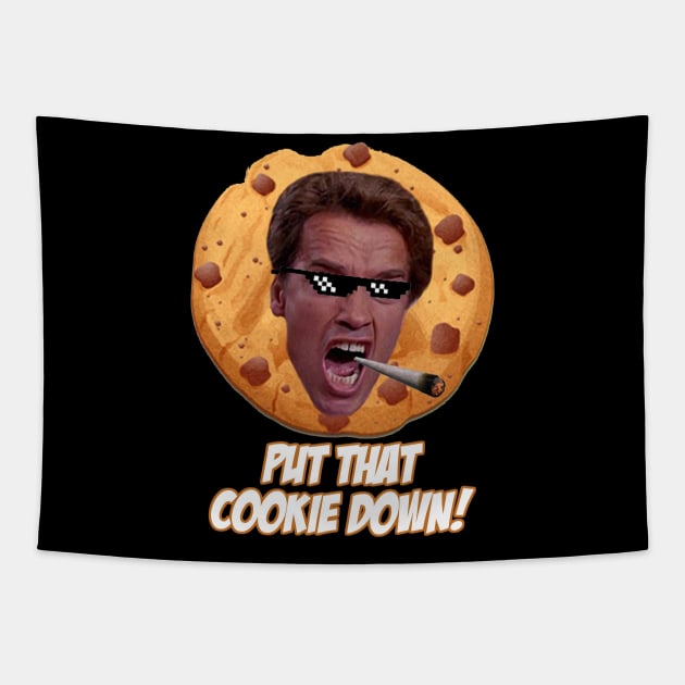 Put That Cookie Down Tapestry by Pop Laris Manis