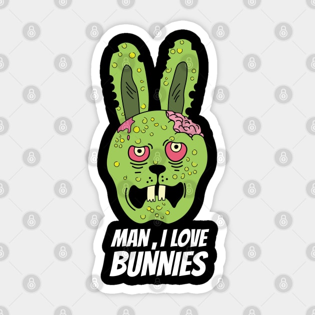 Bunny zombie | Sticker