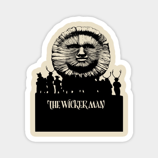 The Wicker Man Magnet by amon_tees