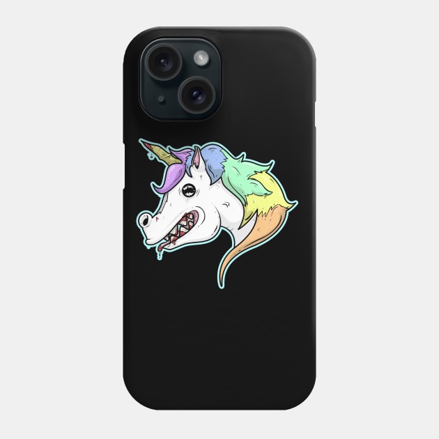 evil unicorn Phone Case by rorizzi