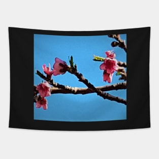 Peach Blossoms Tapestry