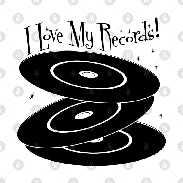 I Love My Records by skycloudpics
