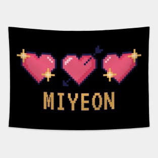 Miyeon Pixel Heart Valentine (G)I-dle Tapestry