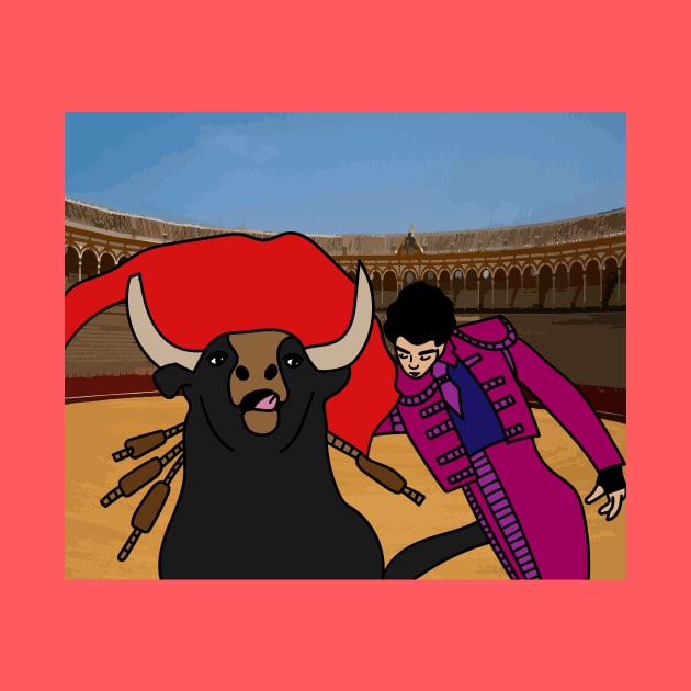 Arena Bullfight Torero Bull by flofin