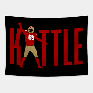 Kittle 85, San Francisco Football themed Tapestry