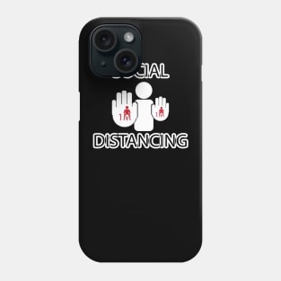 Social Distancing In A Pandemic 2020 Phone Case