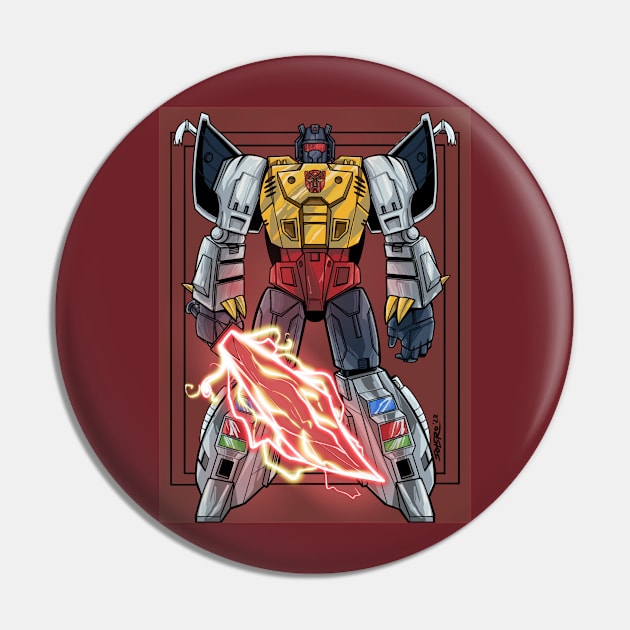 Grimlock Pin by Ivan’s Art Pad