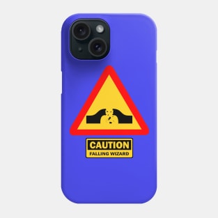 Warning: Falling Wizards 1.0 Phone Case