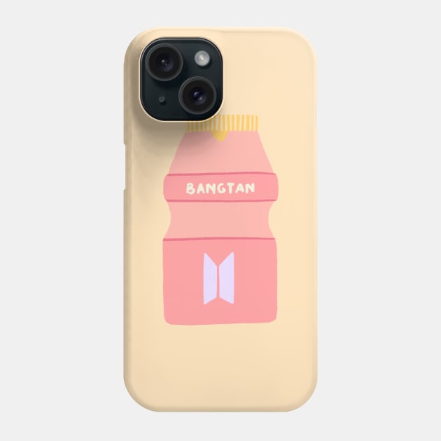 BTS yoghurt Phone Case by Oricca