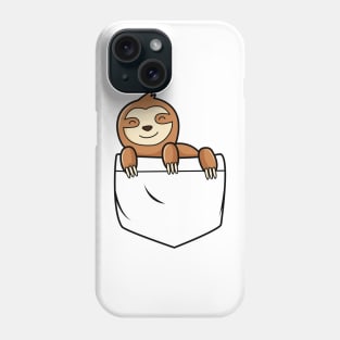 Cute Sloth in My Pocket Phone Case