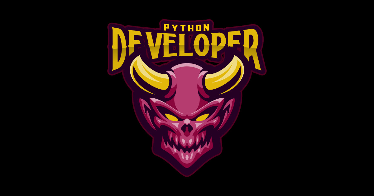 Python Developer guru - Python - Sticker | TeePublic