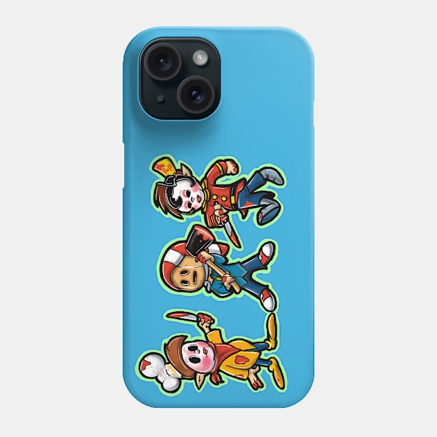 Stab, Cackle, Chop Phone Case by Honest Josh