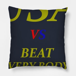 usa beat everybody T-tshir Pillow