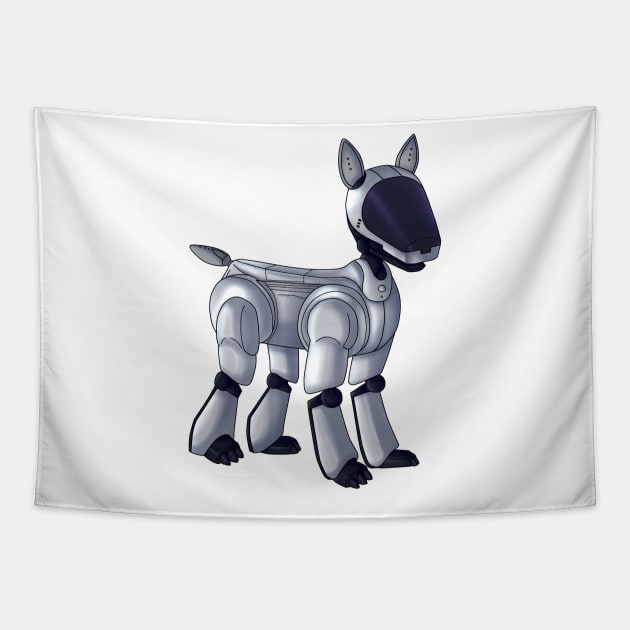 Aibo ERS-210 (Silver) Tapestry by ThreeChance