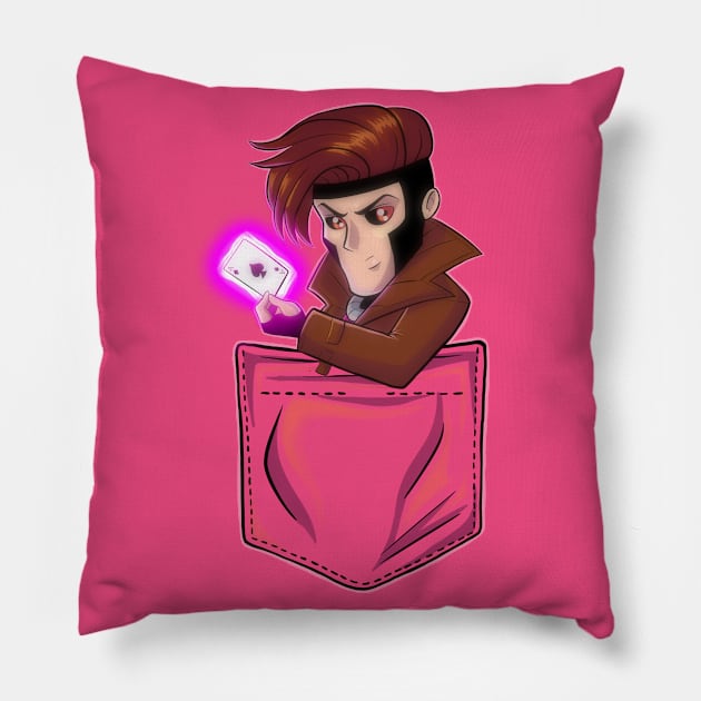 Pocket Gambit Pillow by sergetowers80