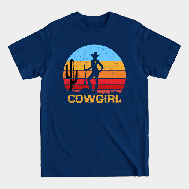 Cowgirl Retro Vintage - Cowgirl - T-Shirt