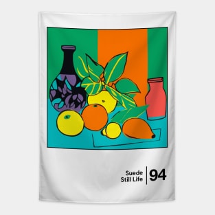 Still Life - Suede - Minimalist Style Illustration Artwork Tapestry