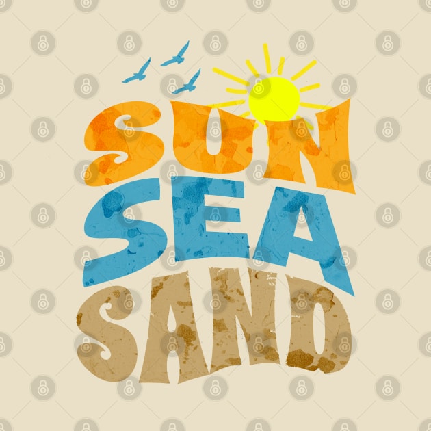 Sun Sea Sand by Glenn Landas Digital Art