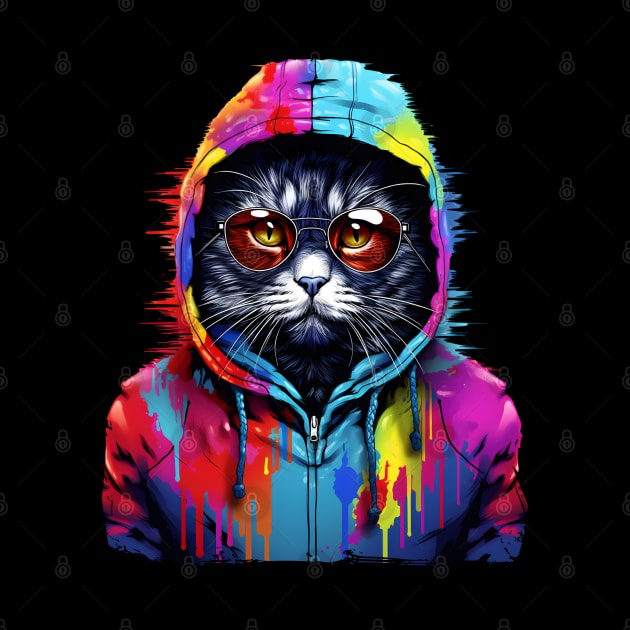 Graffiti Gansta Cat by Maison de Kitsch