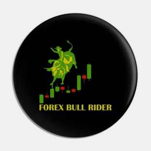 Forex Bull Rider Pin