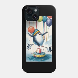 Funny Penguin Party Phone Case