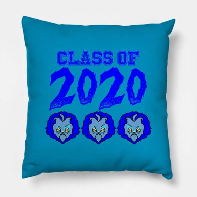 Blue Celebration Pillow by Thy Name Is Lexi