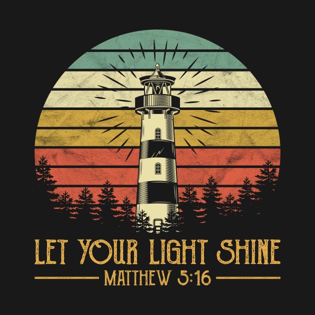 Vintage Christian Let Your Light Shine by GreggBartellStyle