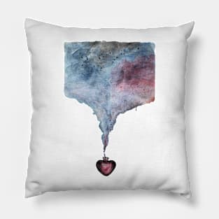 Love Poison Fantasy Drink Vial Passion Cosmos Nebula Pillow