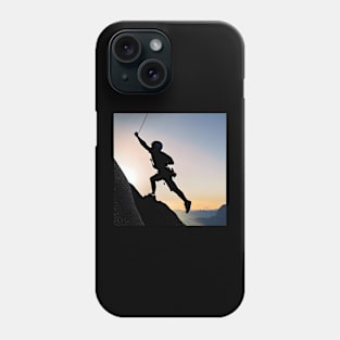 Rock Climbing T-shirt Phone Case