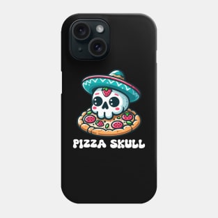 Pizza Skull Phone Case