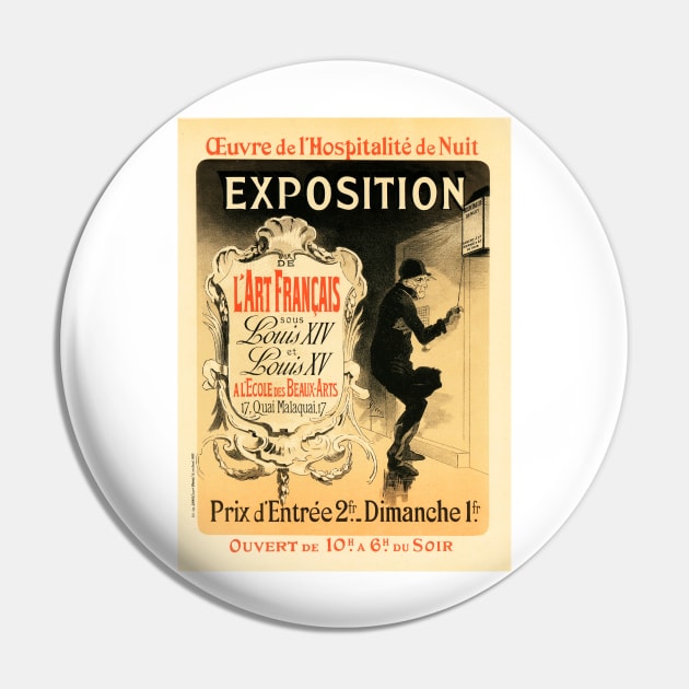 EXPOSITION DE L' ART FRANCAIS by Jules Cheret 1898 from Maitres De L' Affiche Collection Pin by vintageposters