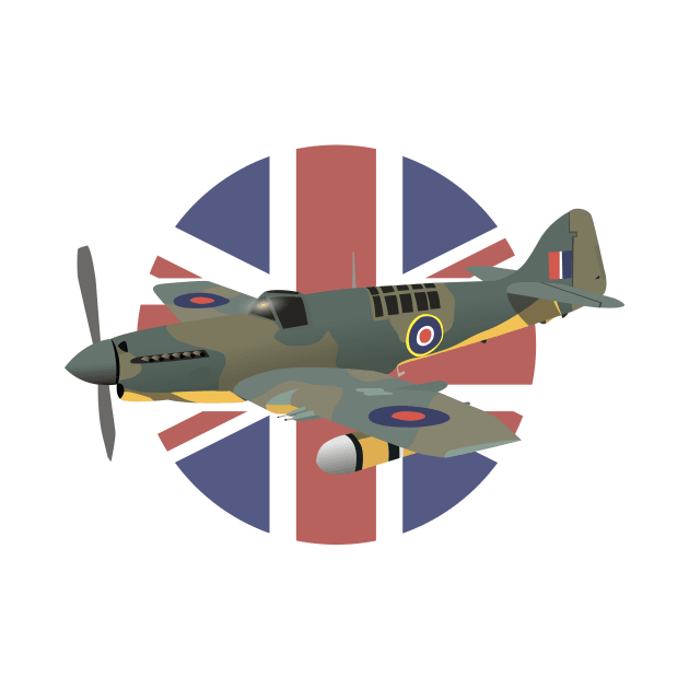 Fairey Firefly British WW2 Airplane by NorseTech