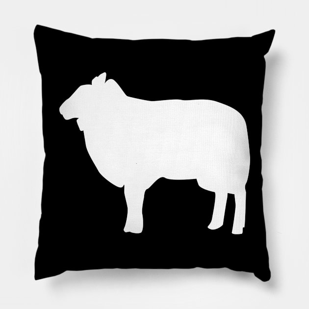 Sheep Silhouette Pillow by KC Happy Shop