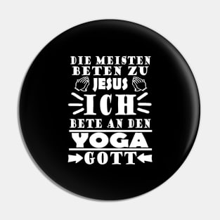 Yoga Sport Ruhe Meditation Beten Geschenk Pin