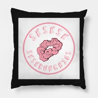 SKSKSK Scrunchie Sticker VSCOGRL Visco Girl Pink Pastel Gifts for Girls Pillow