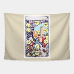 Ten of Pentacles Tapestry