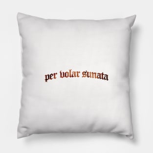 Per Volar Sunata - I Born to Soar Pillow