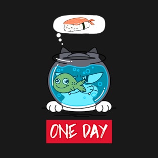 One Day, Sushi Cat T-Shirt