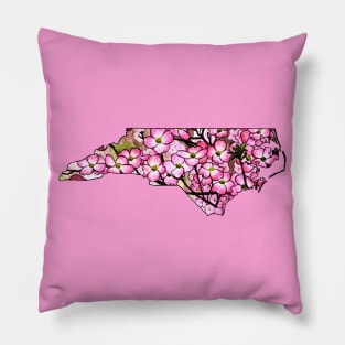 North Carolina Dogwood Pillow