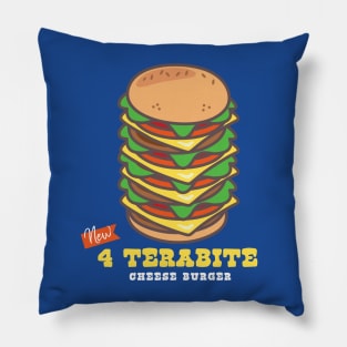 4 Terabite Cheese Burger Pillow