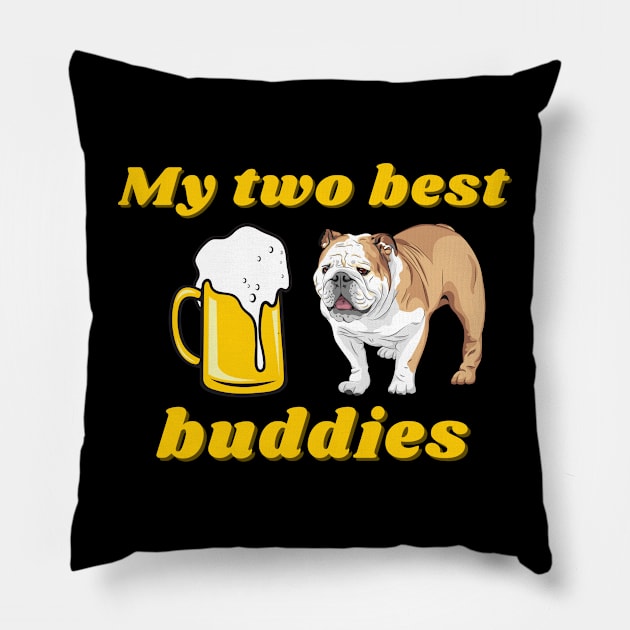 Best buddies Pillow by meltubs76