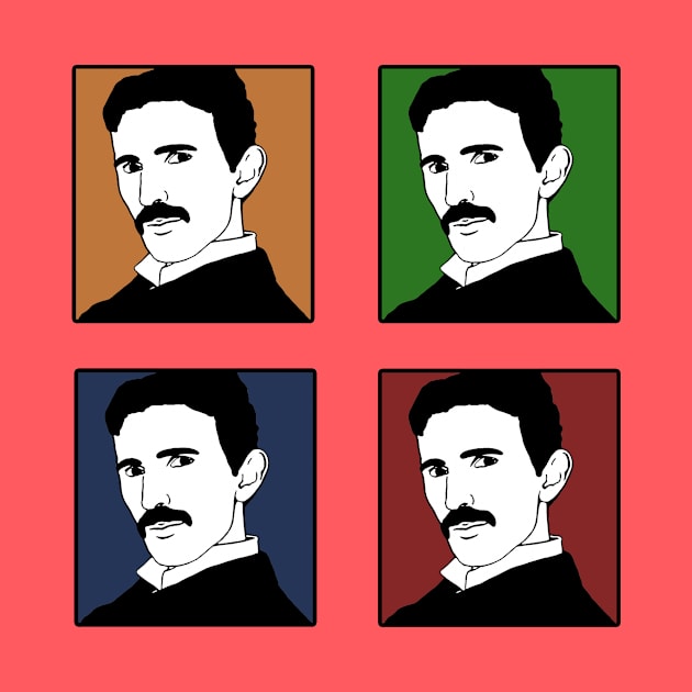 Tesla Pop Art Quads by shellysom91