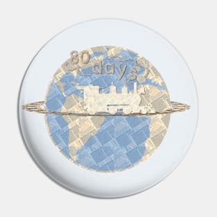 Around the World in 80 Days Pin