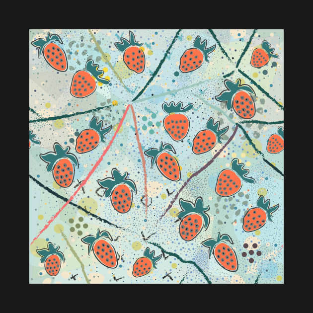 Strawberry Pattern by KristinaStellar 