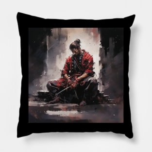 Samurai AI Pillow