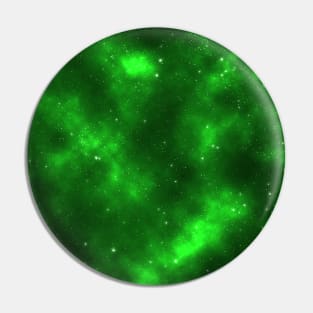 Dark Green Space Dust Pin